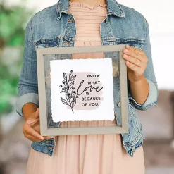 Outlet Kirklands Home Know What Love Is Framed Wall Plaque