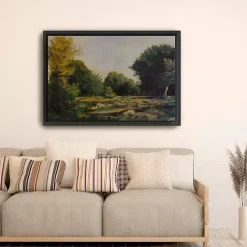 Hot Kirklands Home La Clairiere Framed Canvas Art Print, 32x48