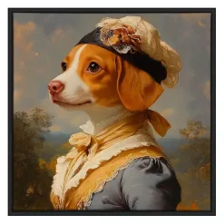 Hot Kirklands Home Lady Penelope Pawprints Framed Art Print Multi