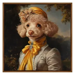 Kirklands Home Lady Rosaline Ruffleton Framed Art Print Multi