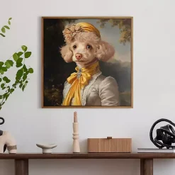 Kirklands Home Lady Rosaline Ruffleton Framed Art Print Multi