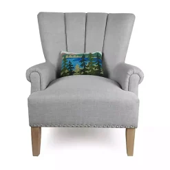 Discount Kirklands Home Lake Forest Hooked Wool Lumbar Pillow