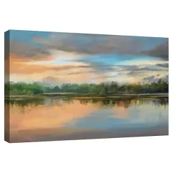 Outlet Kirklands Home Lakeside Light Canvas Art Print Multi