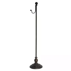 Sale Kirklands Home Large Iron Wreath Stand, 28 in. Black