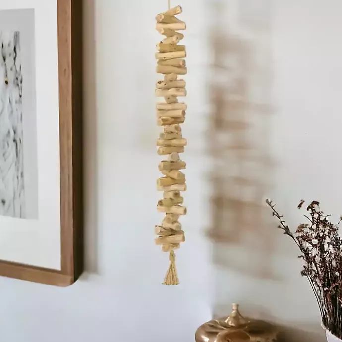 Clearance Kirklands Home Large Natural Wood Branch Garland Tan