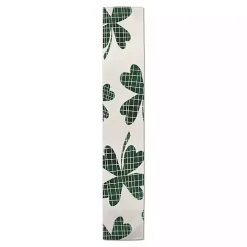 Clearance Kirklands Home Large Plaid Clover Table Runner, 90 in.