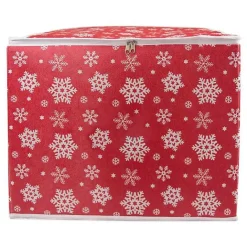 Hot Kirklands Home Large Snowflake Ornament Storage Box