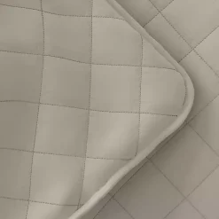 Discount Kirklands Home Latte Stitched Diamond 2-pc. Twin Quilt Set Tan