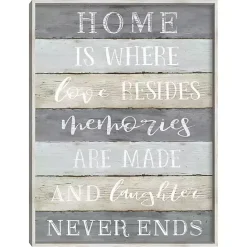 Sale Kirklands Home Laughter Never Ends Framed Canvas Art Print