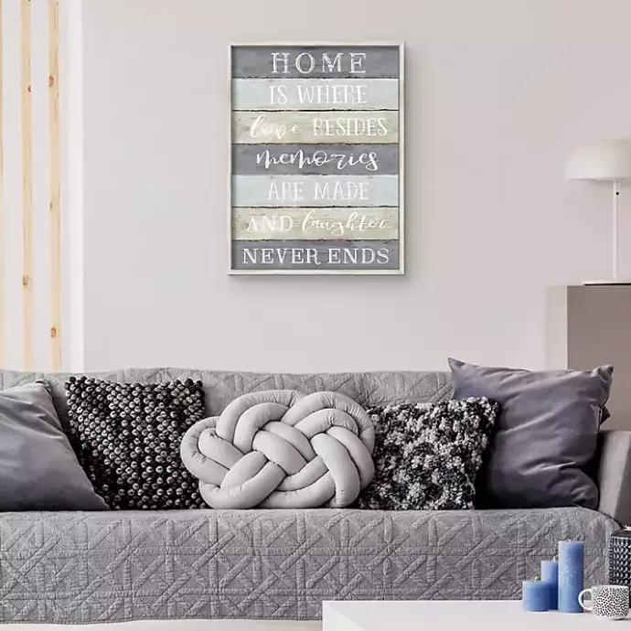 Sale Kirklands Home Laughter Never Ends Framed Canvas Art Print