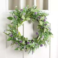 Outlet Kirklands Home Lavender and Eucalyptus Wreath