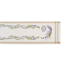 Discount Kirklands Home Lavender Garland Cotton Table Runner