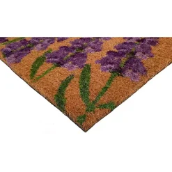 Kirklands Home Lavender Hello Doormat