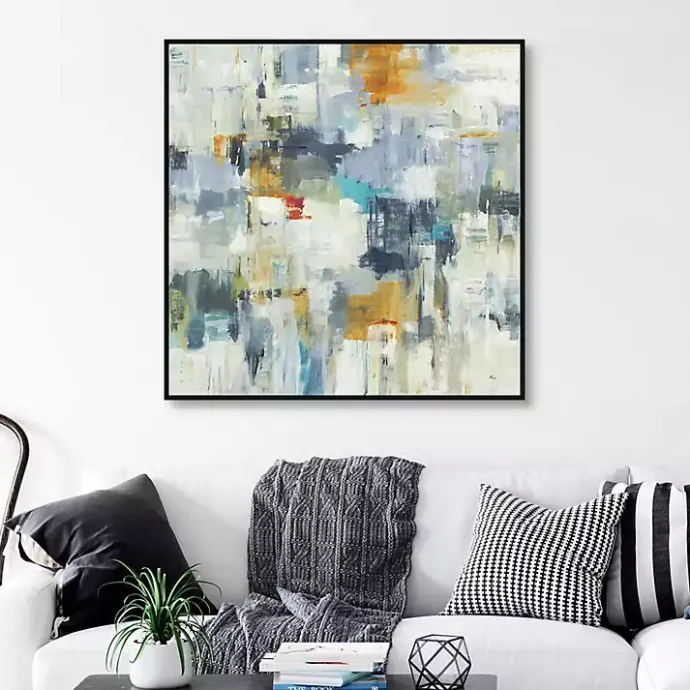 New Kirklands Home Layers of Life II Framed Canvas Art Print