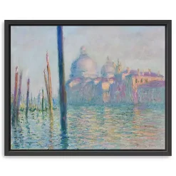 Discount Kirklands Home Le Grand Canal-Venice Framed Canvas Art Print Blue
