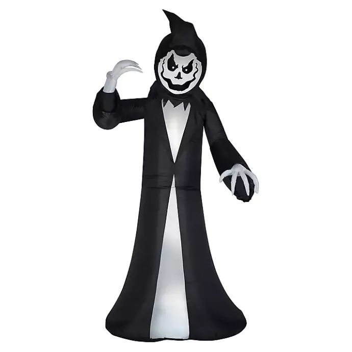 Outlet Kirklands Home LED Animated Reaper Halloween Inflatable, 9.5 ft.
