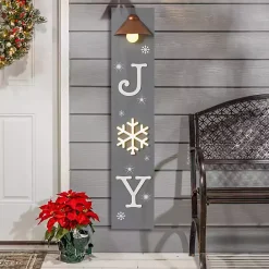 Best Kirklands Home LED Christmas Joy Easel Porch Board