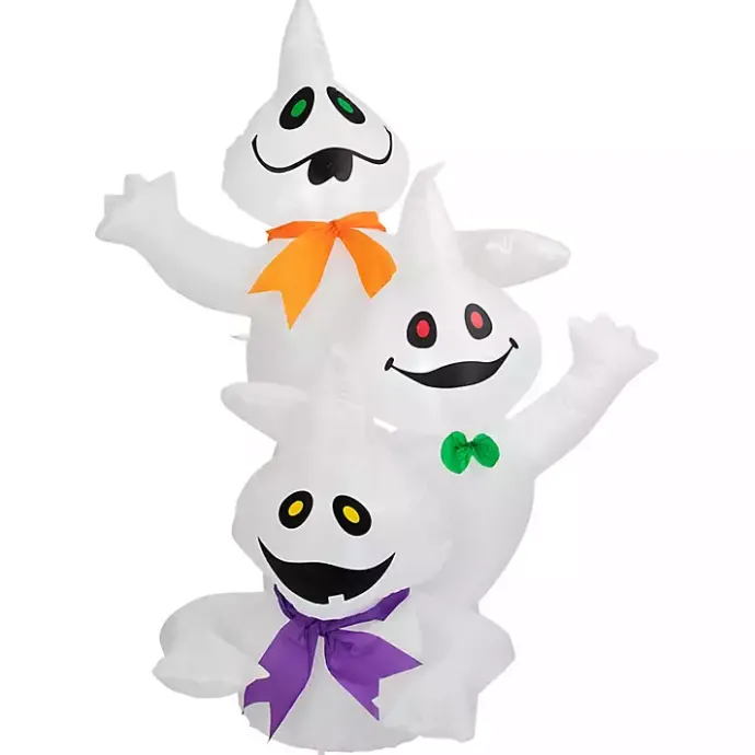 Kirklands Home LED Ghost Trio Outdoor Inflatable White