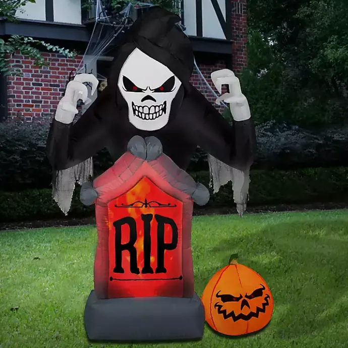 Best Kirklands Home LED Grim Reaper Outdoor Halloween Inflatable
