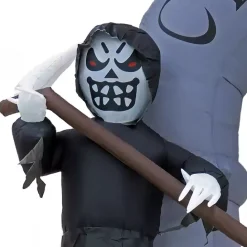 Best Kirklands Home LED Inflatable Cemetery Arch Decoration Gray