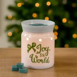 New Kirklands Home LED Joy to the World Wax Warmer