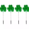 Outlet Kirklands Home LED Shamrock Outdoor Lawn Stakes, Set of 4