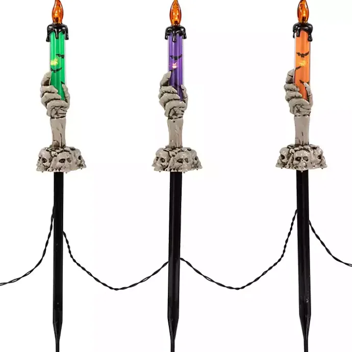 Online Kirklands Home LED Skeleton Hand Candles, Set of 6 Multi