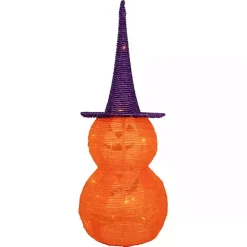 Hot Kirklands Home LED Stacked Jack O Lanterns Outdoor Decoration Orange