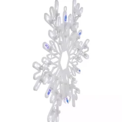 Best Kirklands Home LED and Blue Snowflake Decoration, 15 in. White