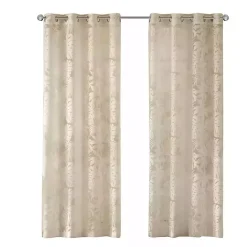Discount Kirklands Home Leilani Palm Leaf Curtain Panel, 84 in. Tan