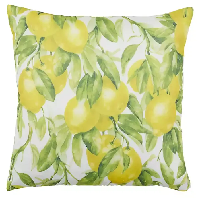 Best Kirklands Home Lemon Burst Outdoor Pillow