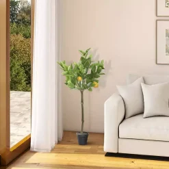 Best Kirklands Home Lemon Fruit Tree in Black Pot