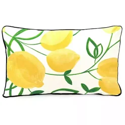 Outlet Kirklands Home Lemon Home Sweet Home Outdoor Lumbar Pillow
