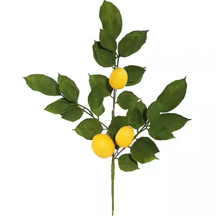 Best Kirklands Home Lemon Leaf Spray Stems, Set of 4