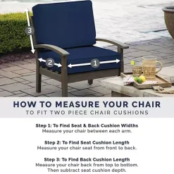 Discount Kirklands Home Lemon Leala Luxe Outdoor Dining Chair Cushion Yellow