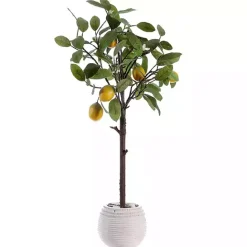 Sale Kirklands Home Lemon Tree in White Pot