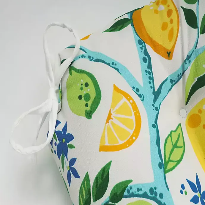 Online Kirklands Home Lemon Tree Tufted Outdoor Settee Cushion, 44 in.