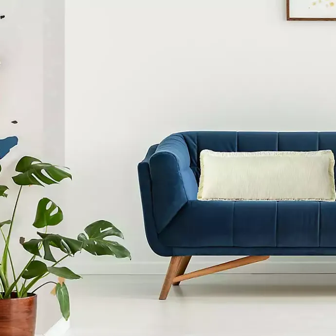 Hot Kirklands Home Lemonade Handwoven Appen Lumbar Pillow