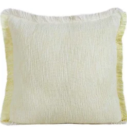 New Kirklands Home Lemonade Handwoven Appen Throw Pillow