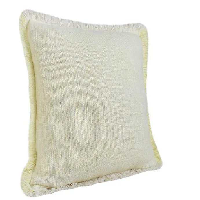 New Kirklands Home Lemonade Handwoven Appen Throw Pillow