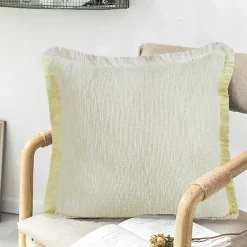 New Kirklands Home Lemonade Handwoven Appen Throw Pillow