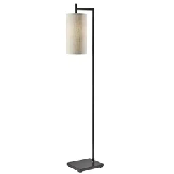Best Kirklands Home Leon Metal Floor Lamp Black
