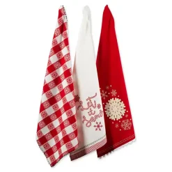 Clearance Kirklands Home Let it Snow Kitchen Towels, Set of 3