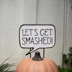 Sale Kirklands Home Let’s Get Smashed Metal Halloween Yard Sign