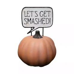 Sale Kirklands Home Let’s Get Smashed Metal Halloween Yard Sign