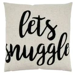 Outlet Kirklands Home Let's Snuggle Embroidered Throw Pillow
