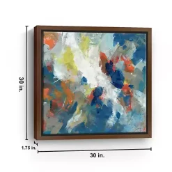 Online Kirklands Home Levee Framed Giclee Canvas Art Print Blue