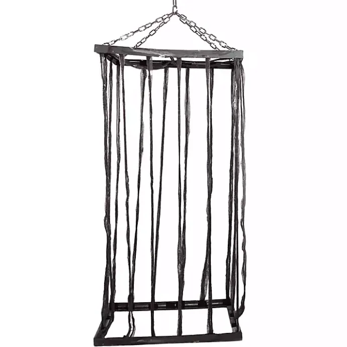 Kirklands Home Life Size Hanging Cage Outdoor Decoration