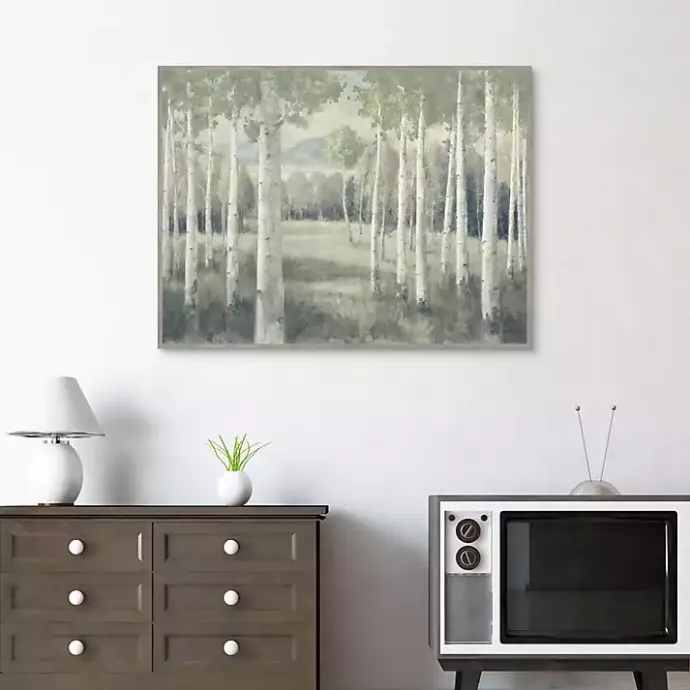 Best Kirklands Home Light Aspens Forest Framed Wall Art