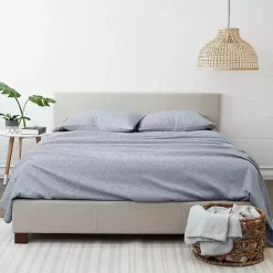 Best Kirklands Home Light Chambray 4-pc. Full Bed Sheet Set Blue